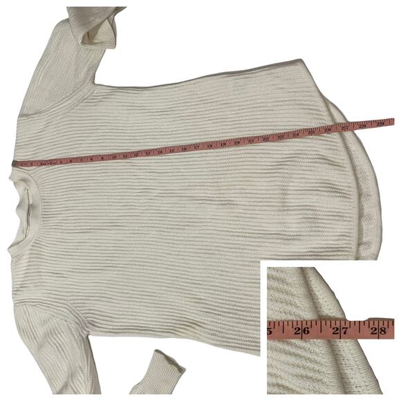 Unif X Urban Outfitters Pullover Waffle Knit Sweater - Cream - Small - Picture 4 of 16